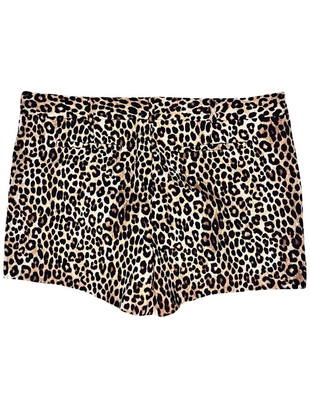 NWT $78 Michael Kors PLUS Women’s Shorts Dark Camel - Picture 2 of 6